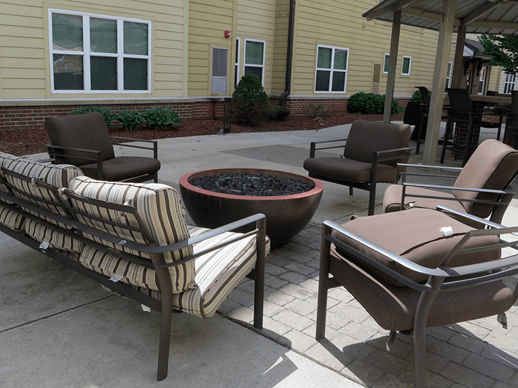 Firepit at The Depot Apartments